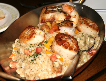 Scallop risotto at Talavera Four Seasons Troon North Arizona