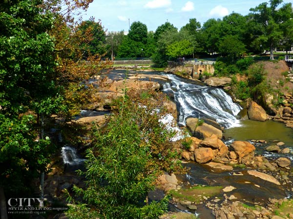 Greenville Falls Park on the Reedy