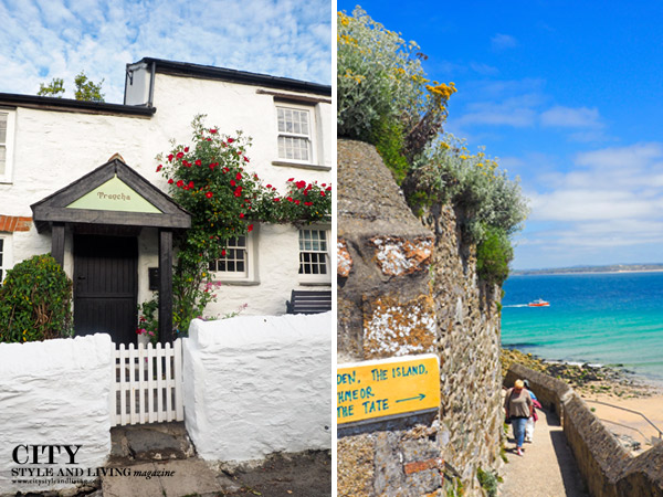 St Ives Cornwall House and Beach