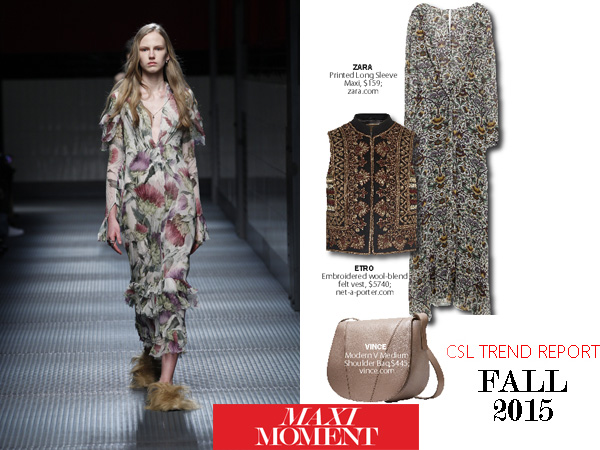 City Style and Living Magazine Fall 2015 Trend Report maxi moment
