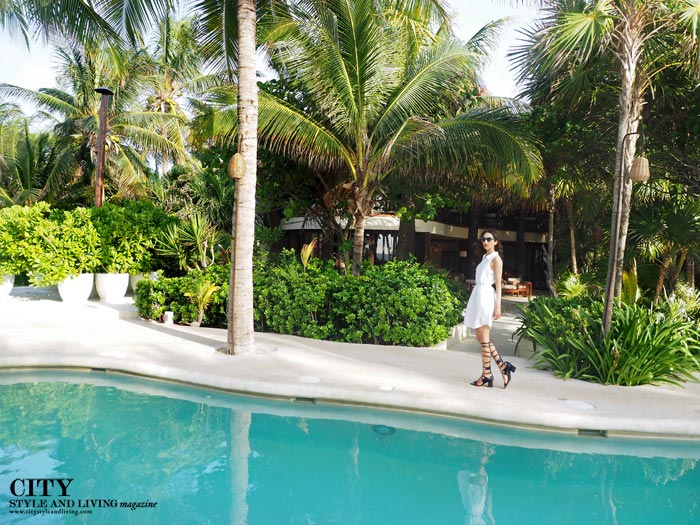  City style and living magazine style fashion blogger cancun viceroy Riviera maya Viceroy Pool 