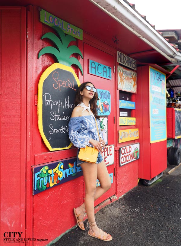 City style and living magazine style fashion blogger Kauai le specs neo noir milky tort