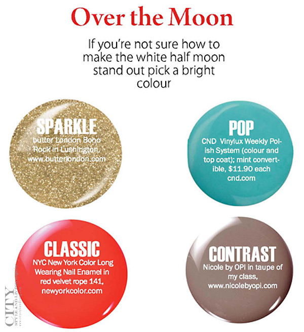 City Style and Living Magazine reverse manicure