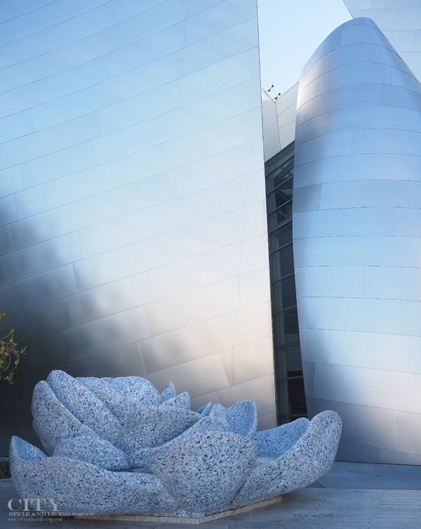 City Style and Living Magazine style blogger Disney Concert Hall Lotus Flower