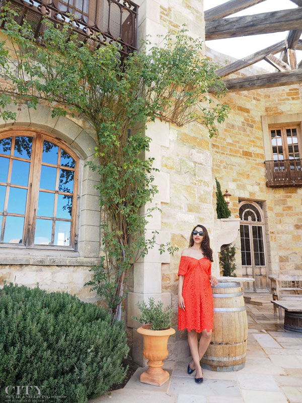City Style and Living Magazine sunstone winery banana republic dress