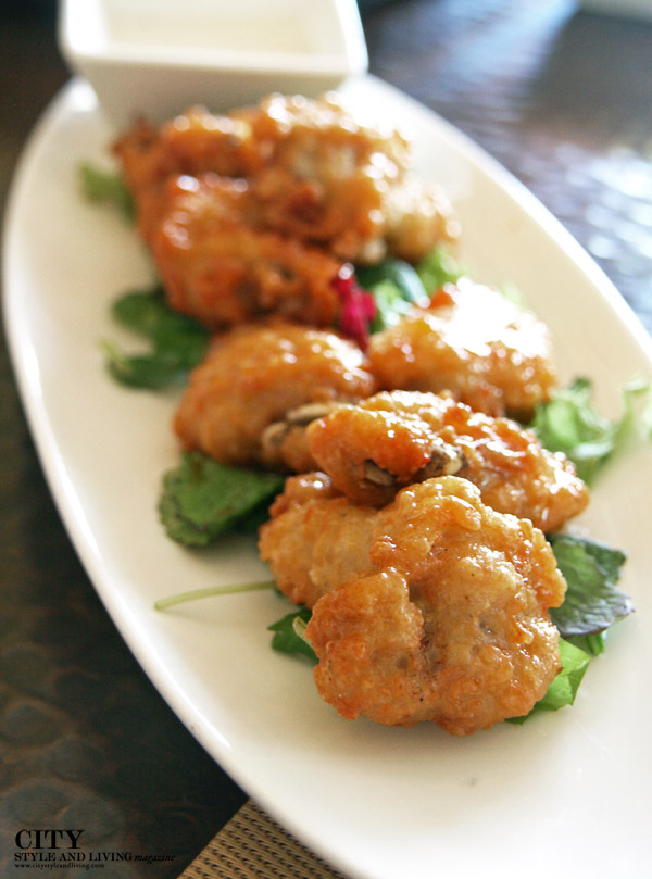 city style and living seafood shrimp
