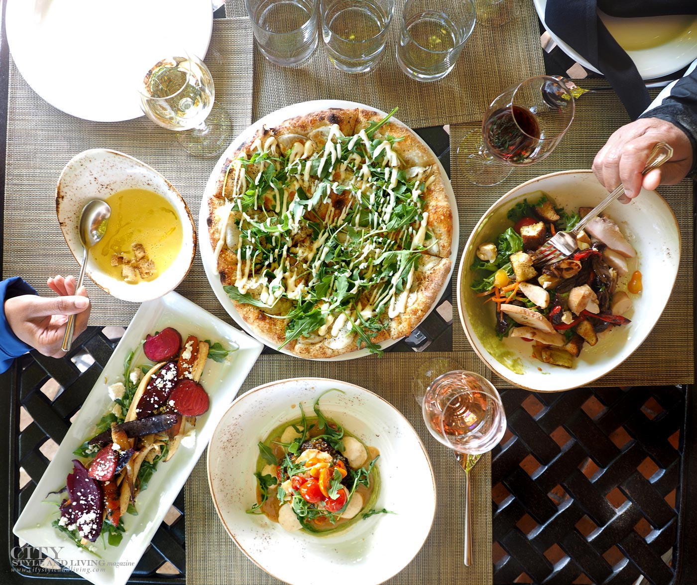 City Style and Living Magazine Terrafina Lunch farm to table