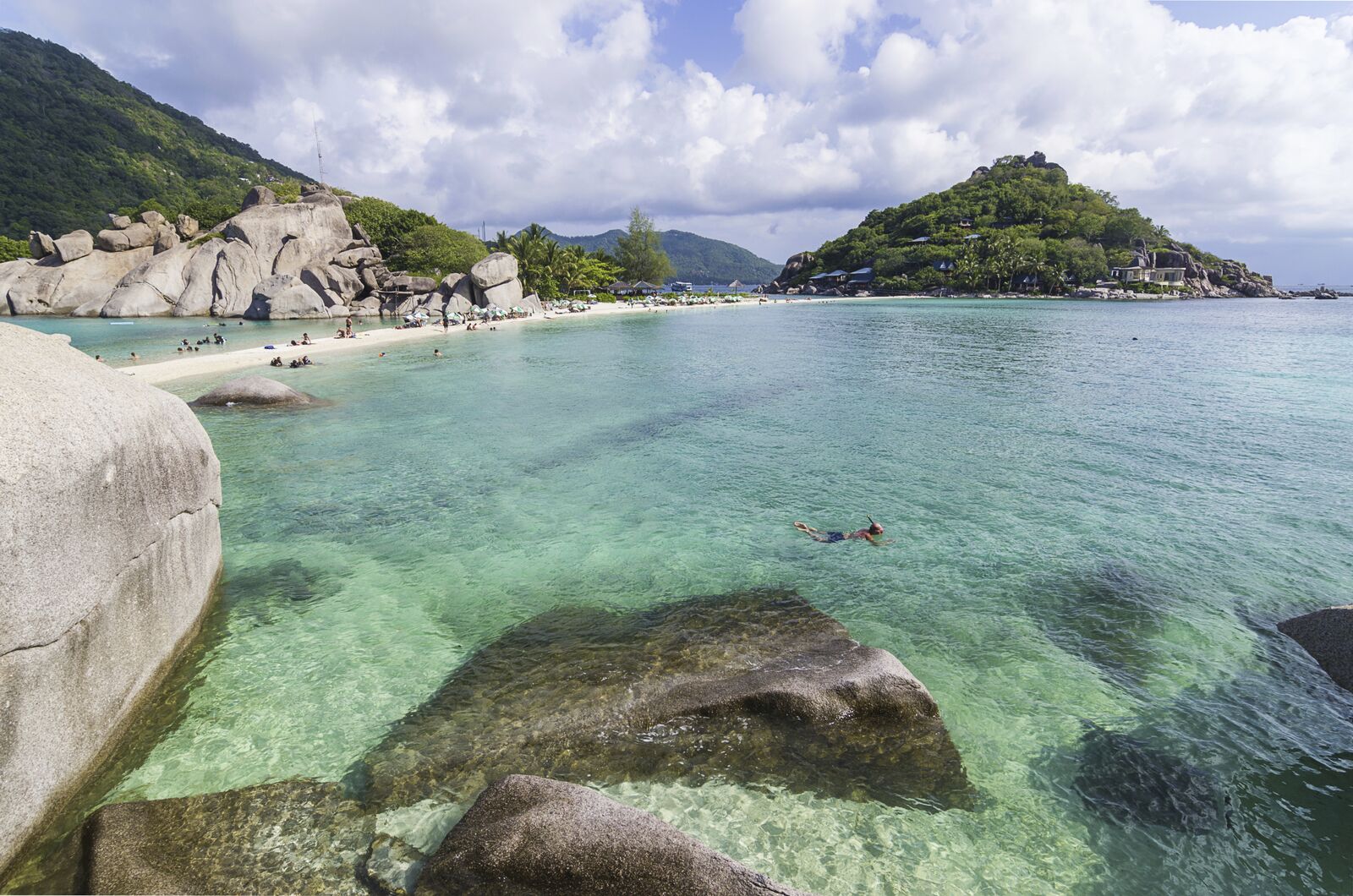 Snorkel the clear waters of the Gulf of Thailand on a trip with Adventure Life.