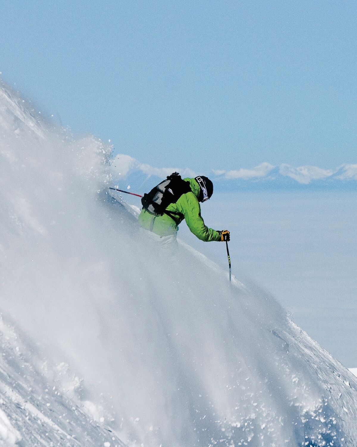 Ski steep, open terrain at Big Sky Resort after renting a cabin in the Moonlight Basin community.