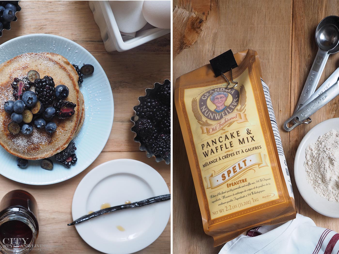 City Style and Living Magazine Nunweilers Pancake Mix and 1769 Distillery