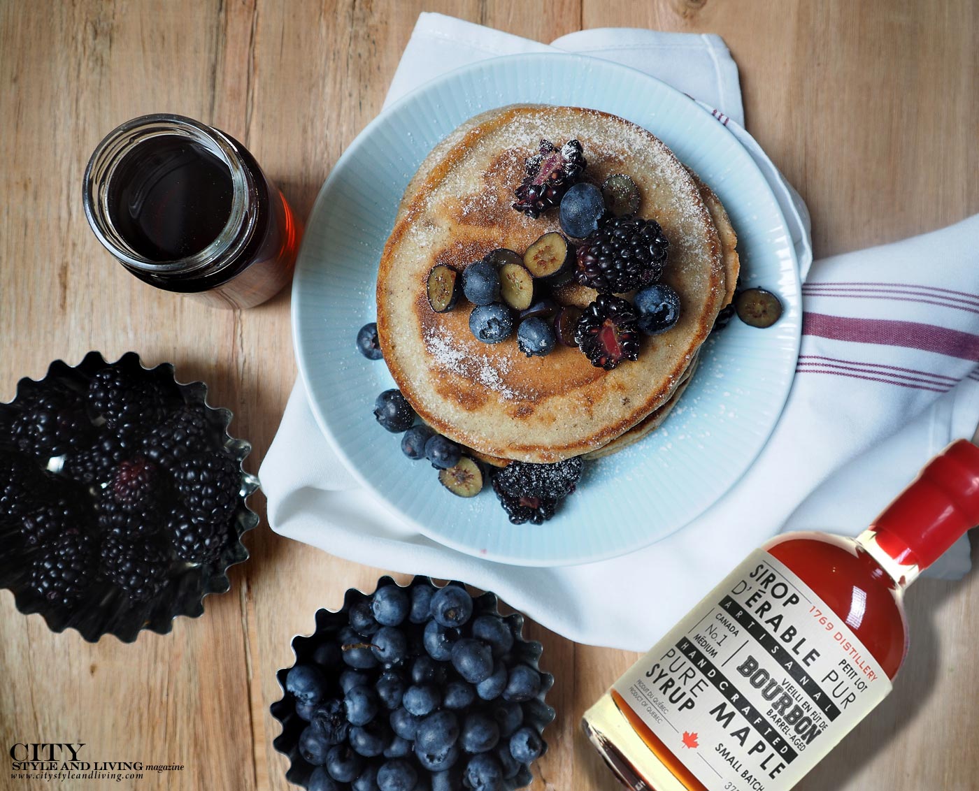 City Style and Living Magazine Nunweilers Pancake Mix recipe and 1769 Distillery 