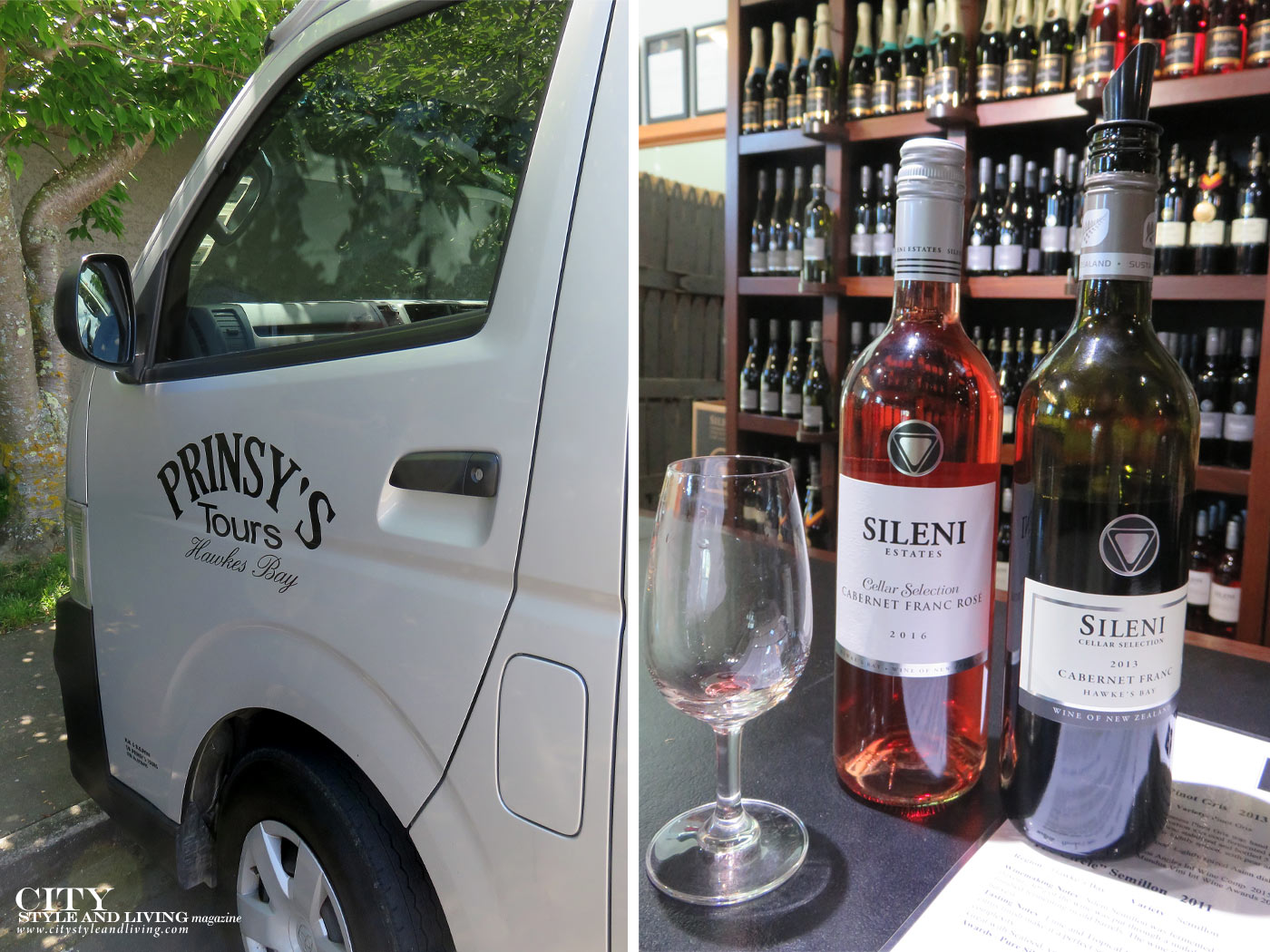 City Style and Living Magazine Prinsy's tours new zealand winery tours napier