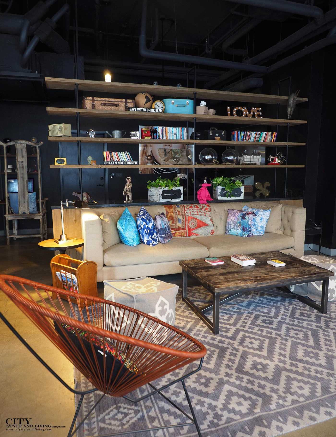 City Style and Living Moxy New Orleans Living Room Decor