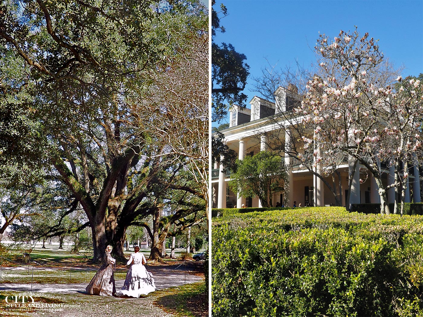 City Style and Living Magazine Oak Alley Plantation Louisiana