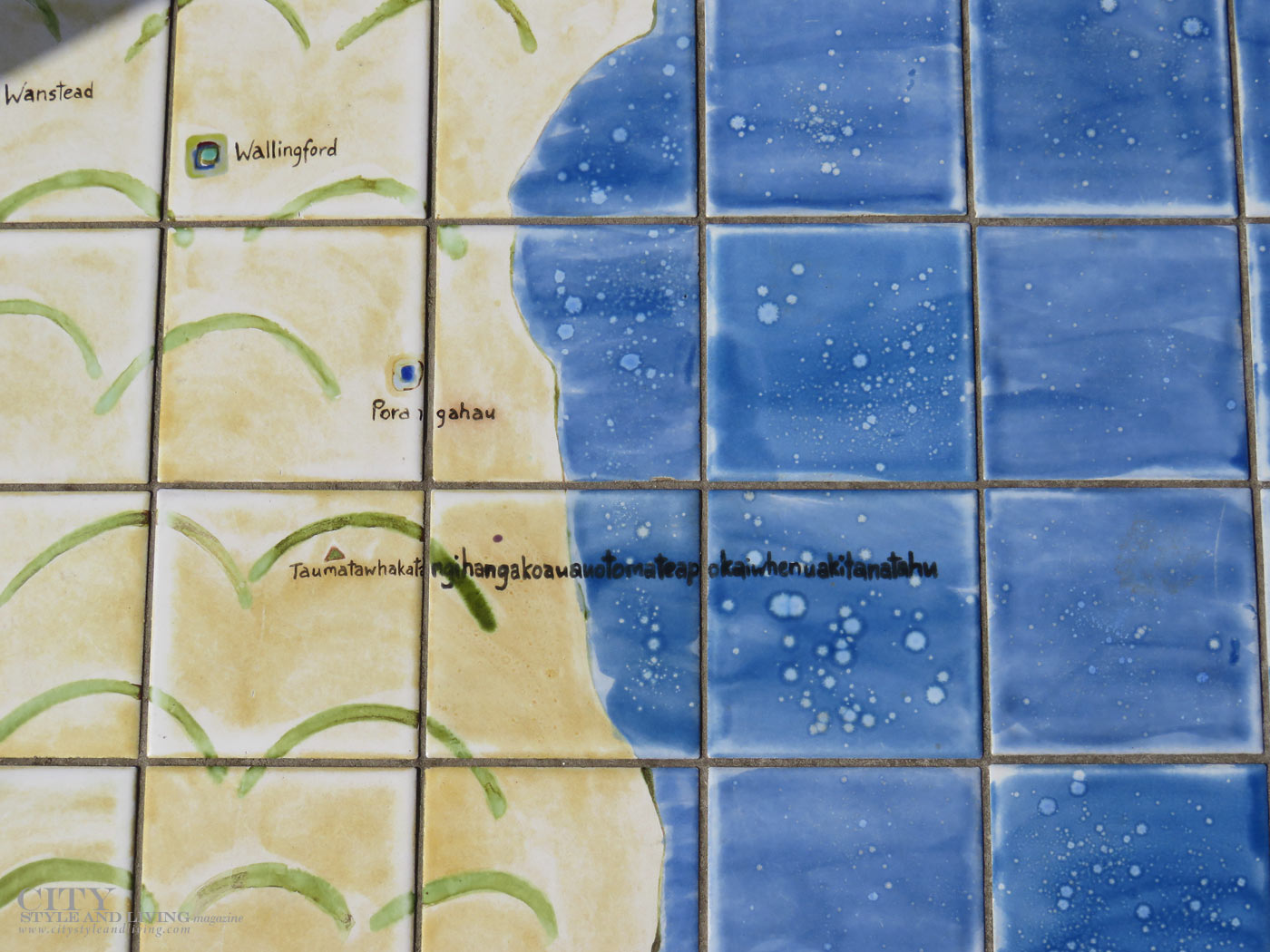 City Style and Living Magazine te mata mosaic map