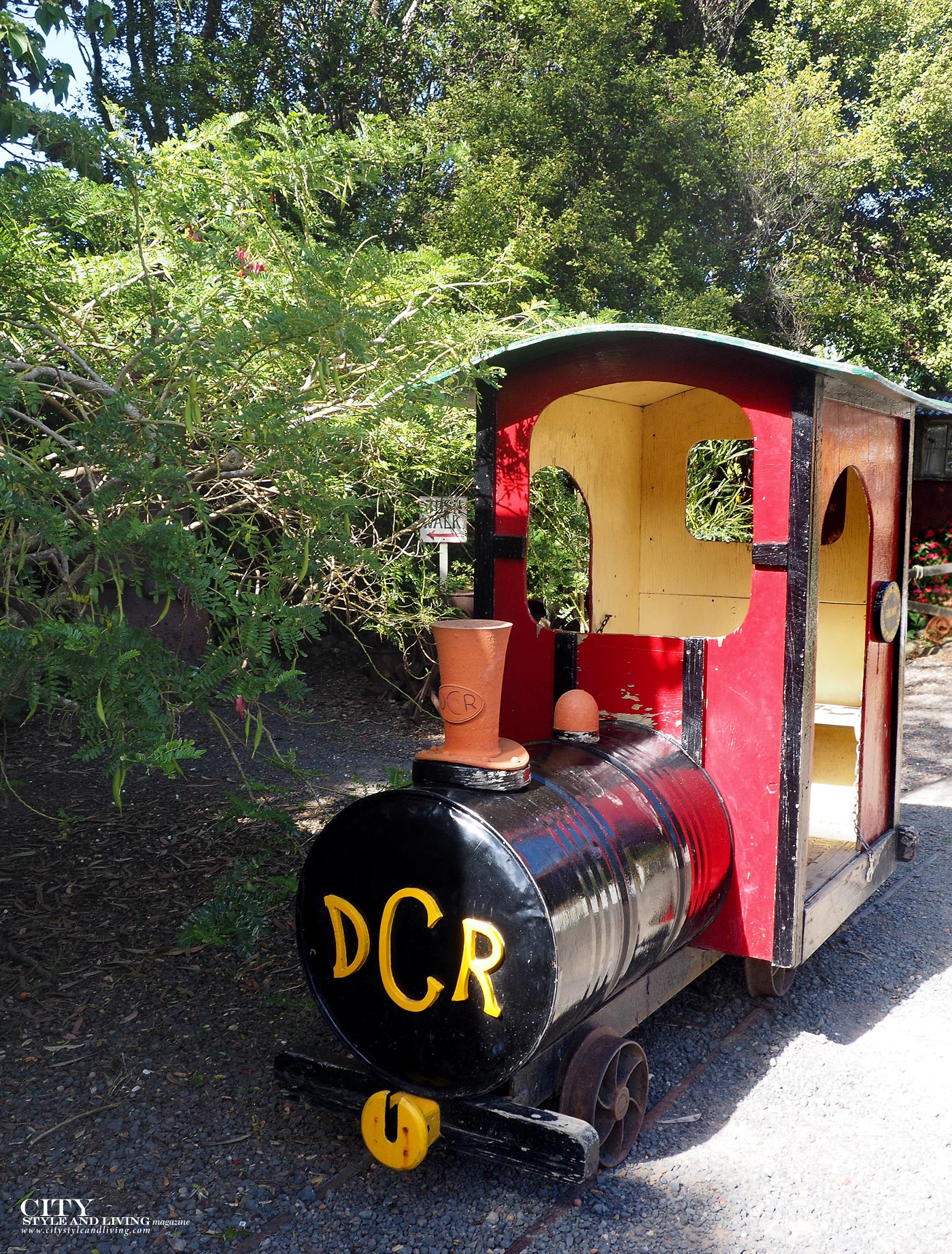 City Style and Living magazine new zealand coromandel driving creek railway train