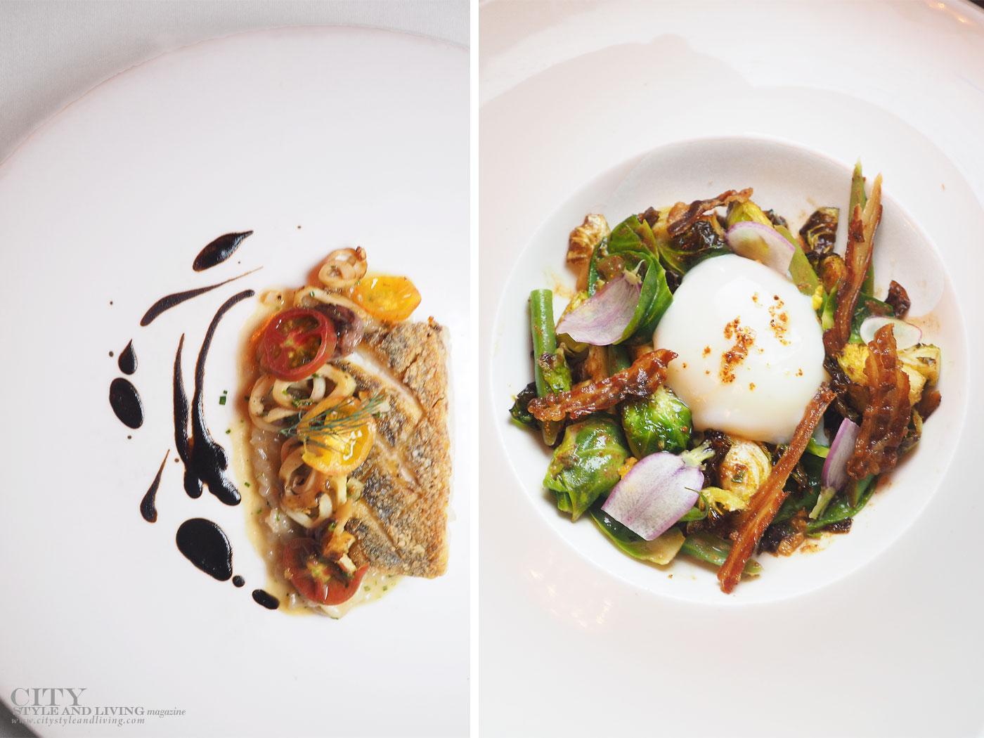City Style and Living Magazine Chef John Besh August Creole Southern restaurant tasting menu fish and salad