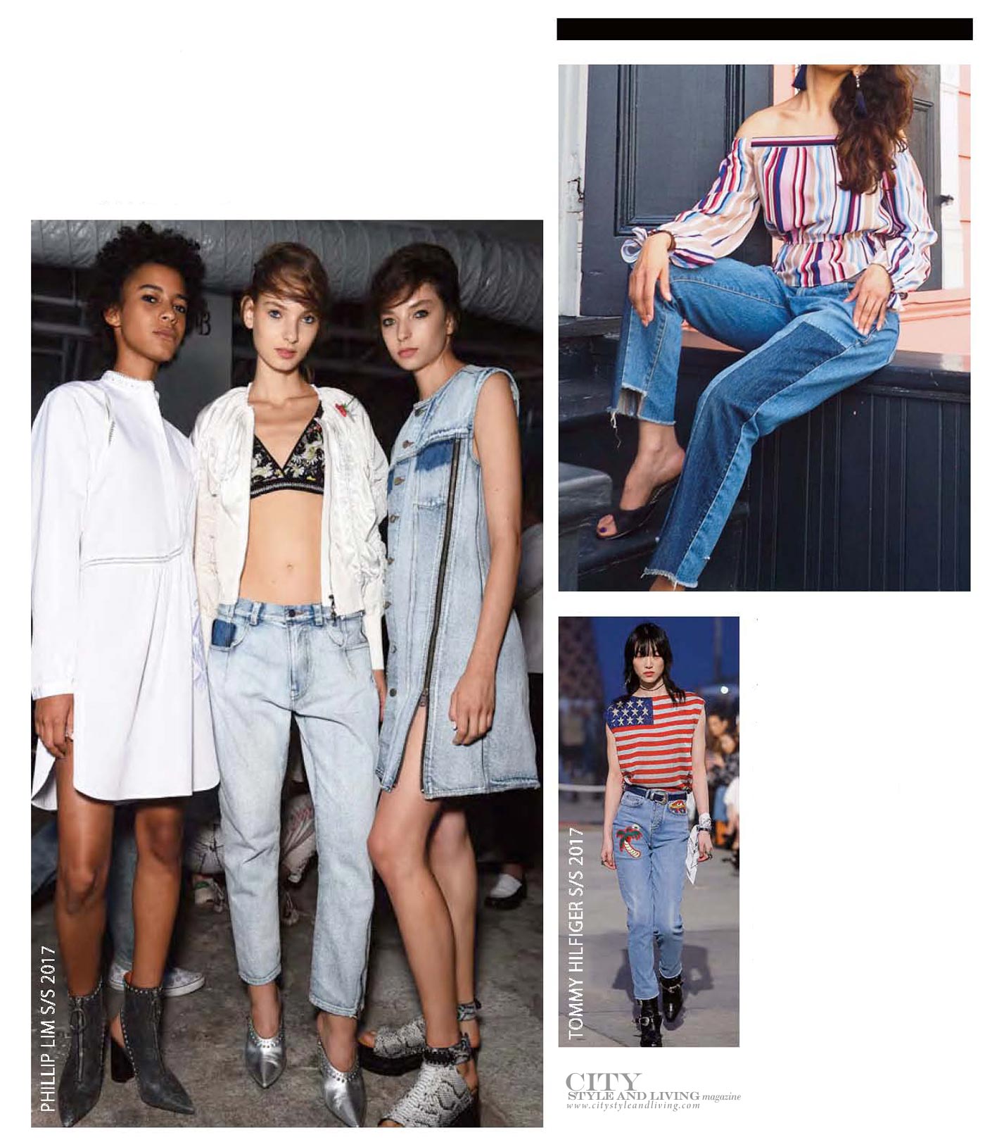 City Style and Living Magazine update your jeans spring 2017