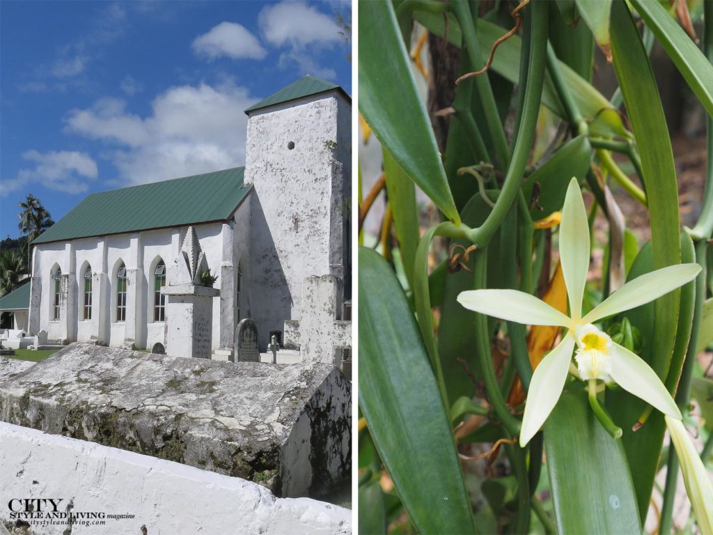 City Style and Living Magazine Rarotonga cook islands church and vanilla flower