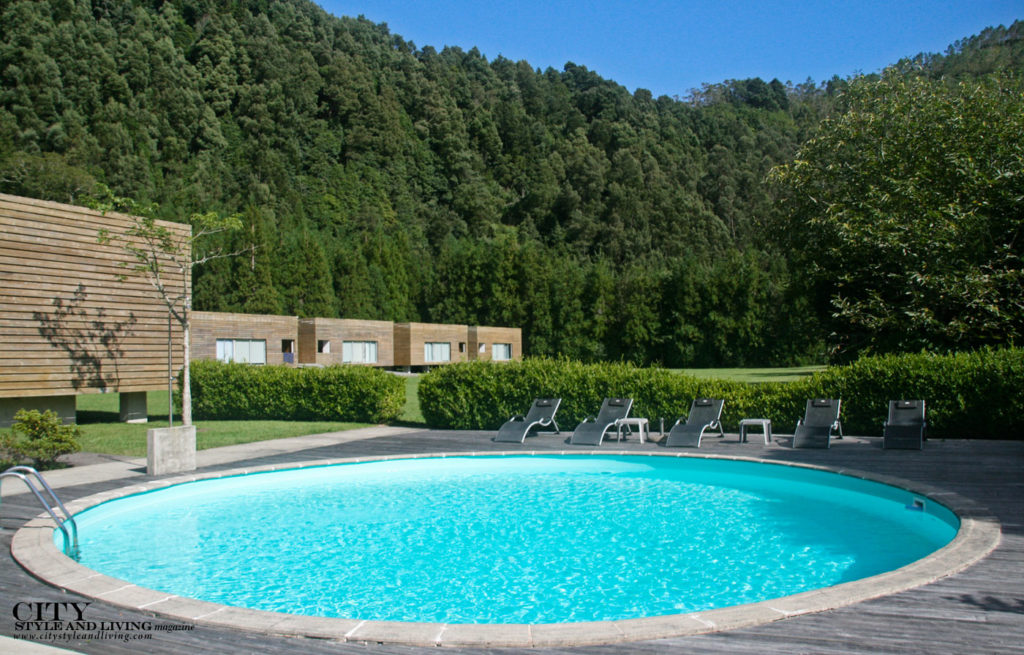 City Style and Living Magazine Travel The Azores Portugal Furnas Lake Villas Pool
