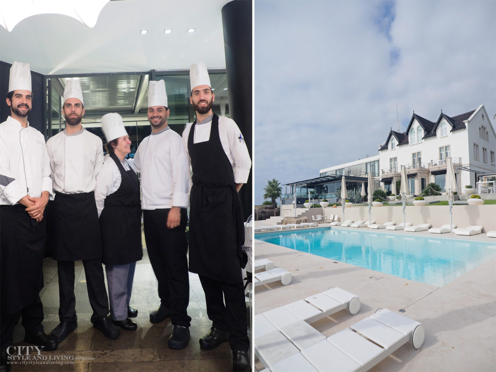 City Style and Living Magazine Travel Hotel Farol Cascais Portugal Chefs and pool view