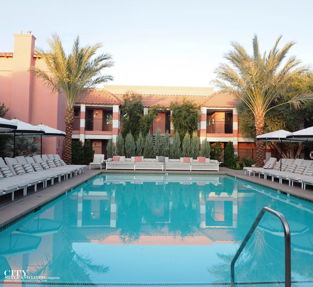 City Style and Living Magazine Winter 2018 Travel Greater Palm Springs California Sands Hotel and Spa lPool