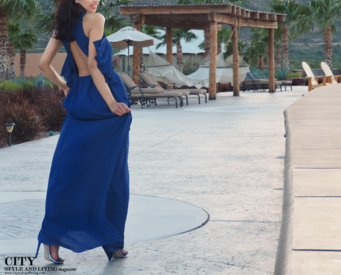 BCBG Max Azria Maxi dress Style blogger City Style and Living Sunset Villa del palmar at the islands of loreto