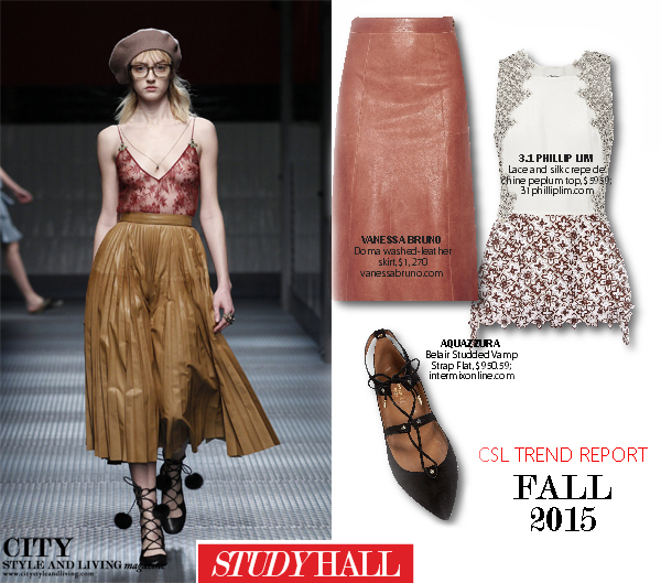 Fashion Trend Report fall 2015 city style and living magazine geek study