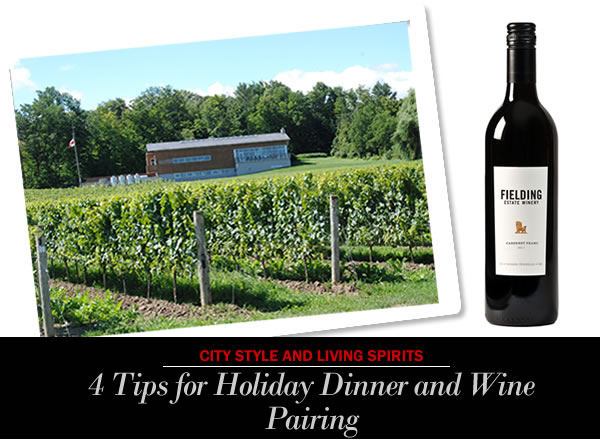 Fielding Wine Dinner Pairing for Holiday City style and living magazine