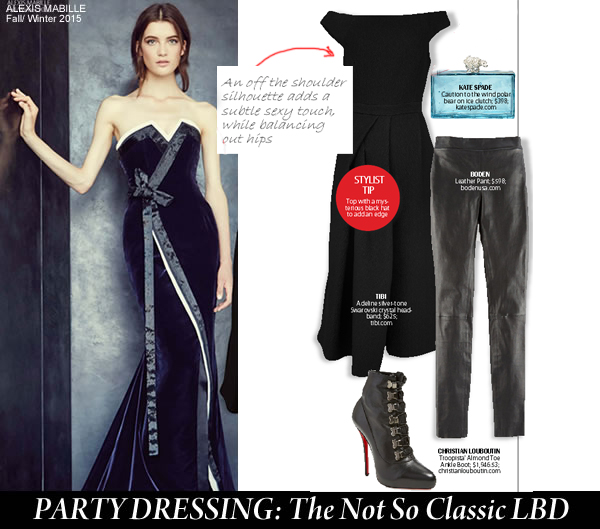 City Style and Living Magazine party dressing Little Black Dress