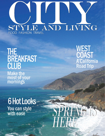 City Style and Living Magazine spring 2016