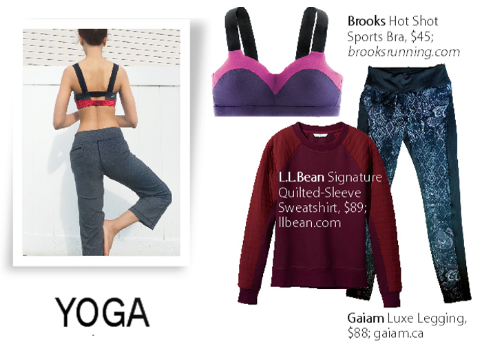 City Style and Living Magazine yoga fitness tips and workout gear