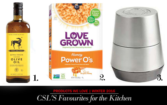 Terra delysia, love grown, trudeau kitchen products Gourmet products for the kitchen in City Style and Living Magazine.