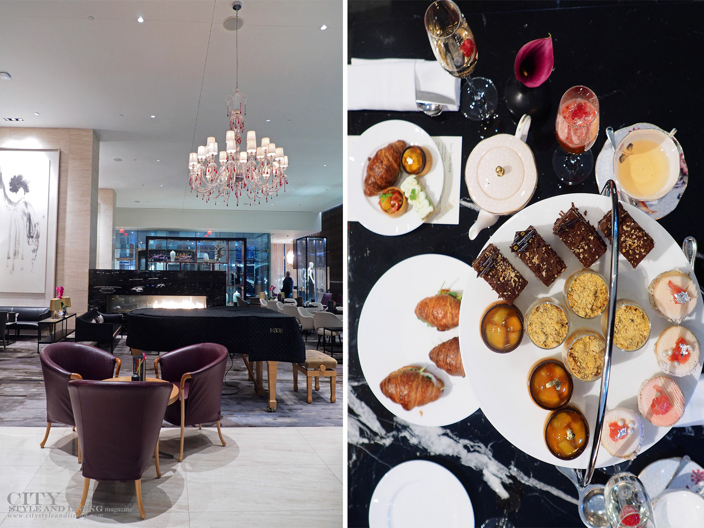 City Style and Living Magazine Shangri La Toronto lobby and high afternoon tea