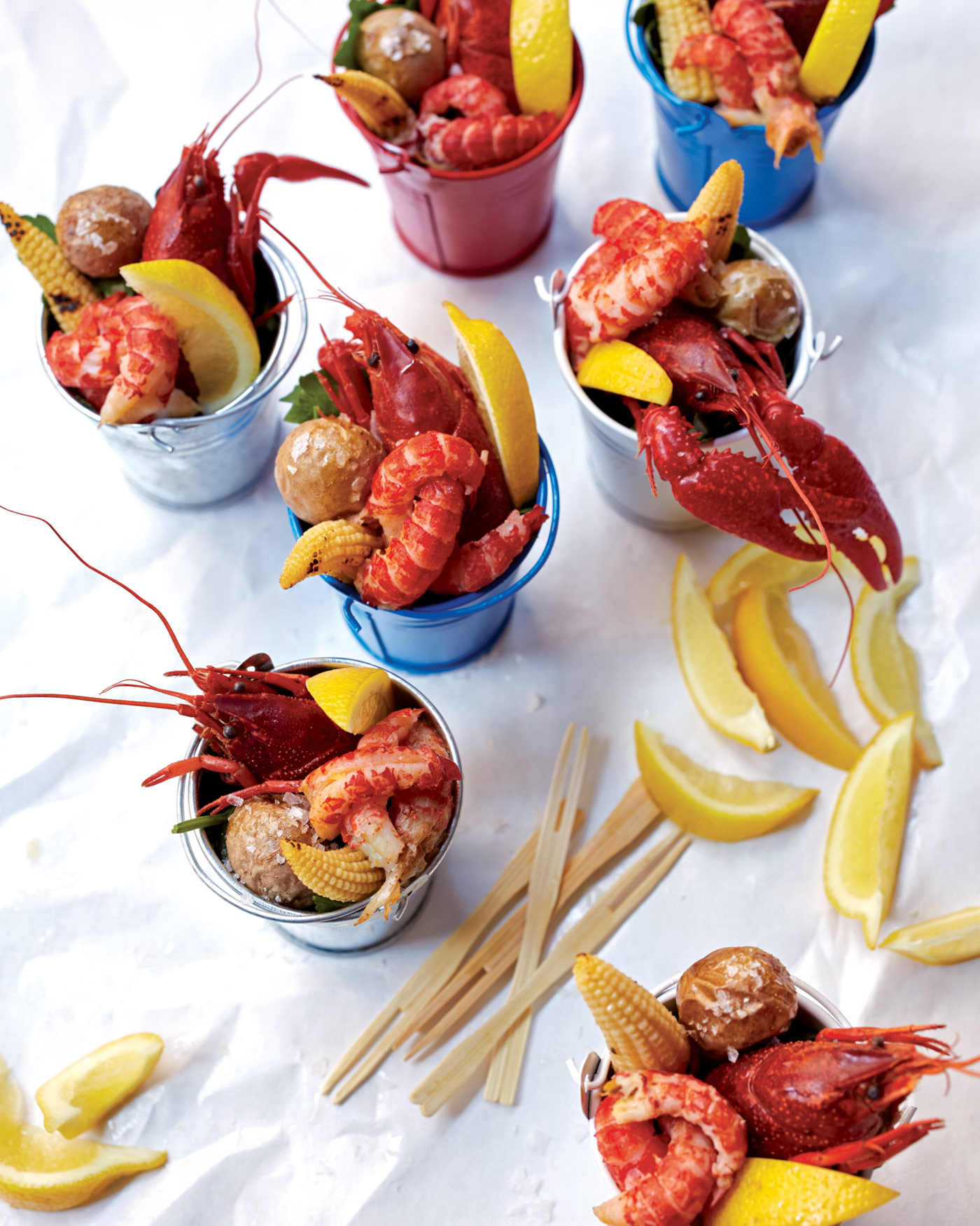 City Style and Living Magazine Food Recipes Mini Lobster Bake Photography by Con Poulos