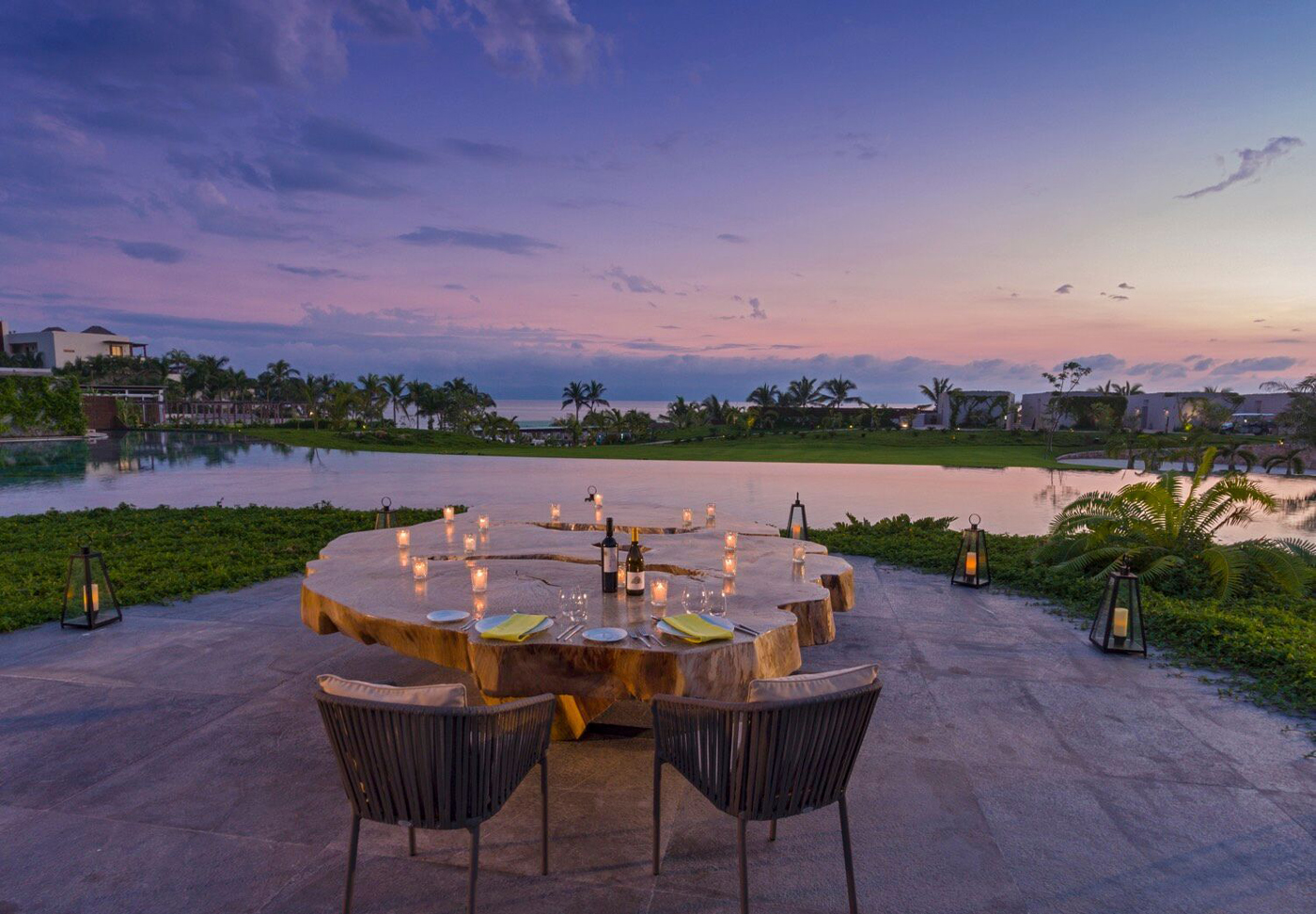 City Style and Living Magazine Travel Hotels W Punta de Mita Mexico sunset dinner at Mesa1