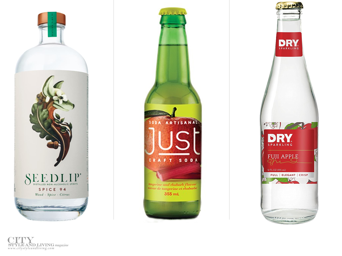 City Style and Living Magazine wines and spirits Summer 2018 non alcoholic beverages