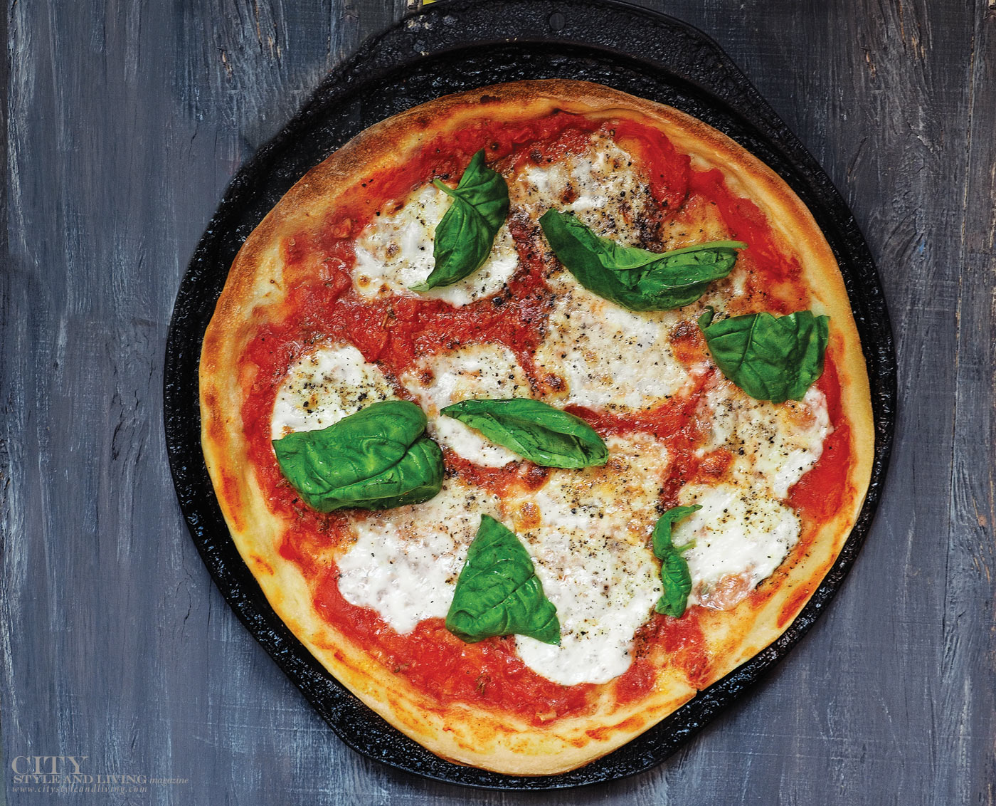 City Style and Living Magazine Fall 2018 San Marzano Tomato Margherita Pizza