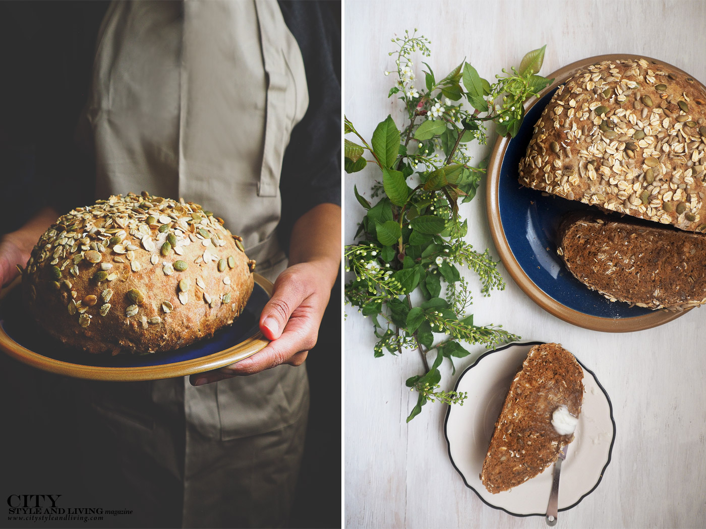 City Style and Living Magazine Molases Bread recipe