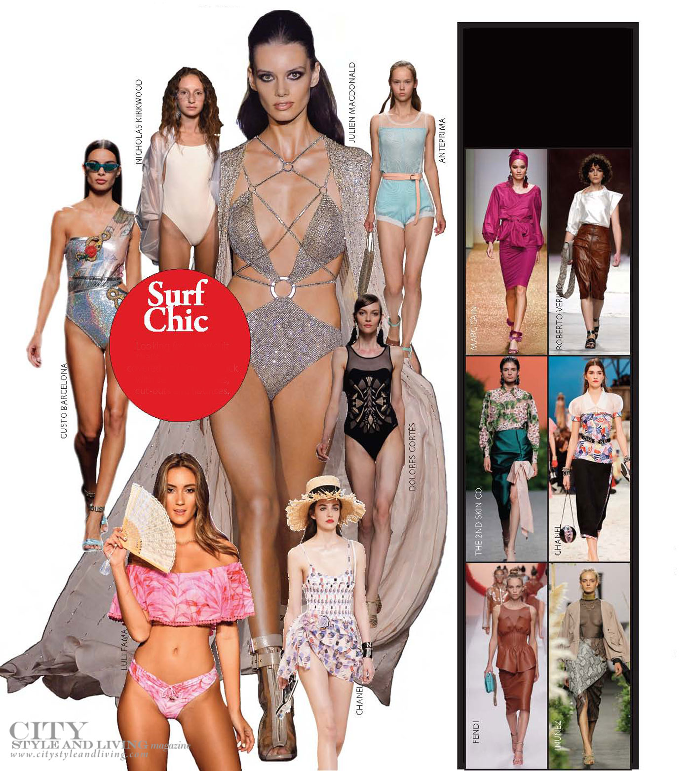 City Style and Living Magazine Summer 2019 Fashion Trends surf chic and skirts