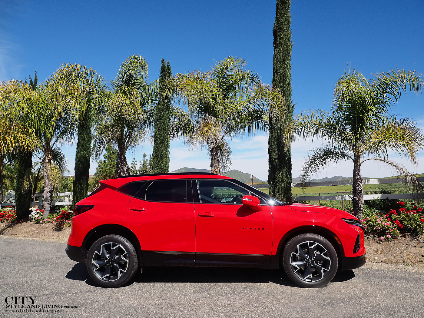 City Style and Living Magazine Summer 2019 Travel Southern California Temecula Chevrolet Blazer in Temecula winery