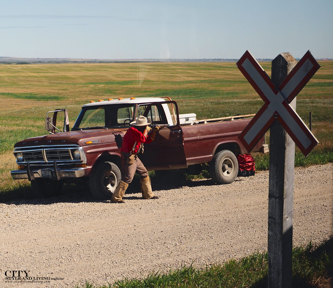 City Style and Living Magazine Travel Epic Train journeys in southern Alberta Aspen Crossing Mossleigh train robbery