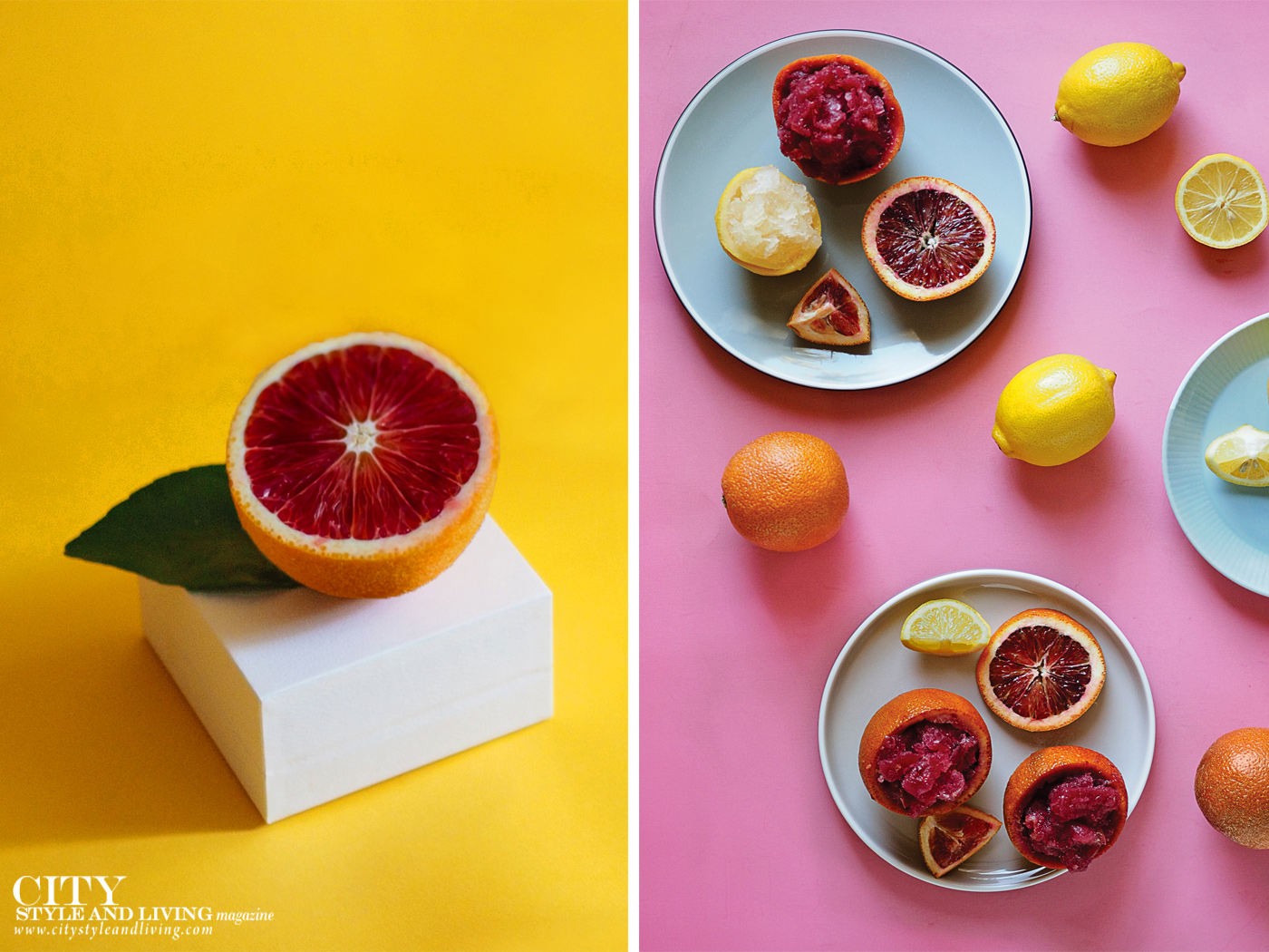 City Style and Living Summer 2021 Citrus Desserts Blood Oranges